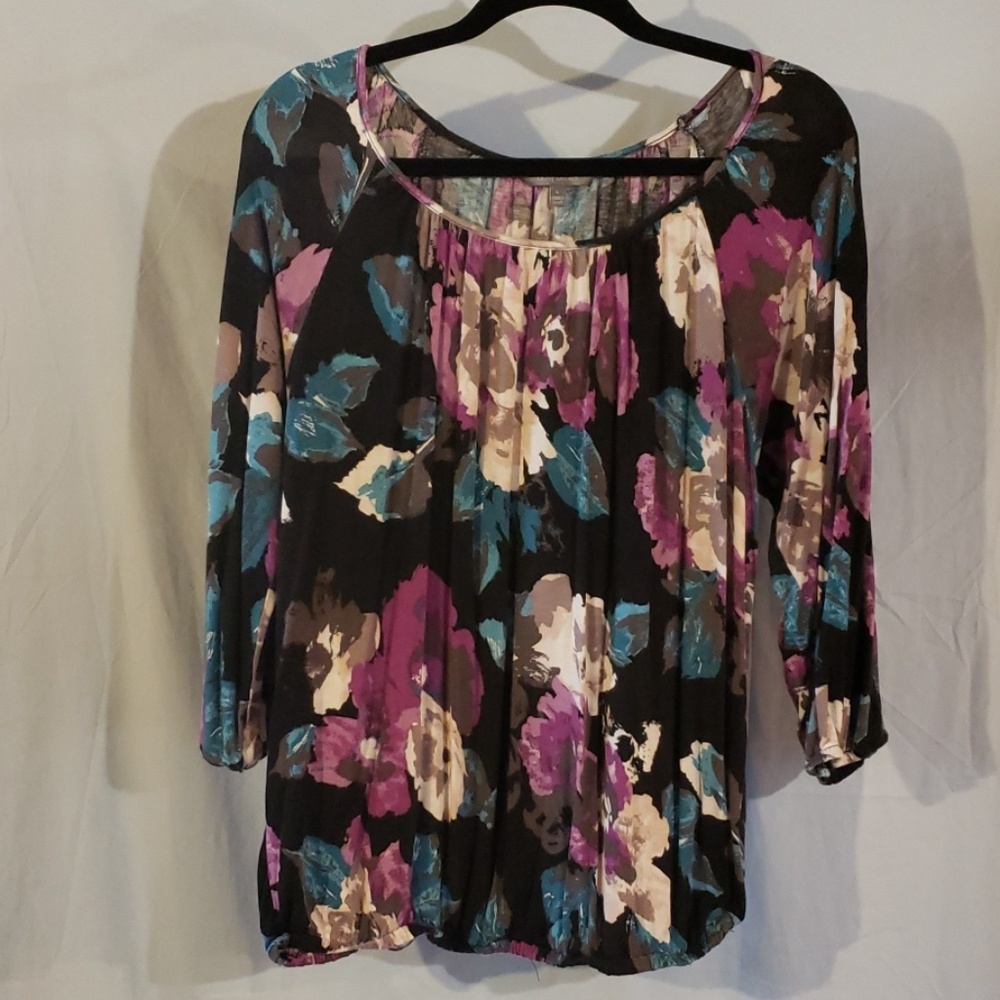 Floral blouse. Cotton